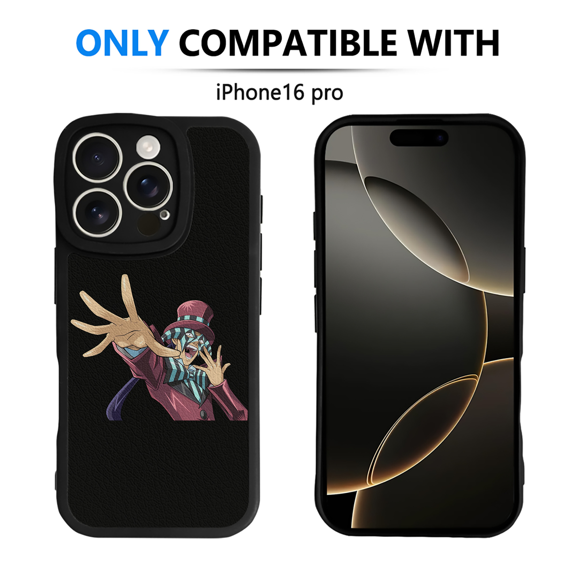 遊☆戯☆王 Yu-Gi-Oh! 【iPhone 16シリーズ対応】シリコンスマホケース（レザー調） 材質：シリコン
